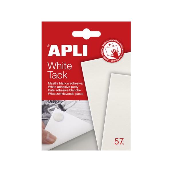 Lepiaca guma, 57 g, APLI "Tack", biela