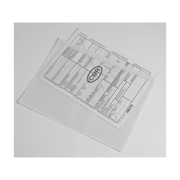 Vrecká na sprievodky, C/4, samolepiace, 235 x 325 mm, 500 ks/bal