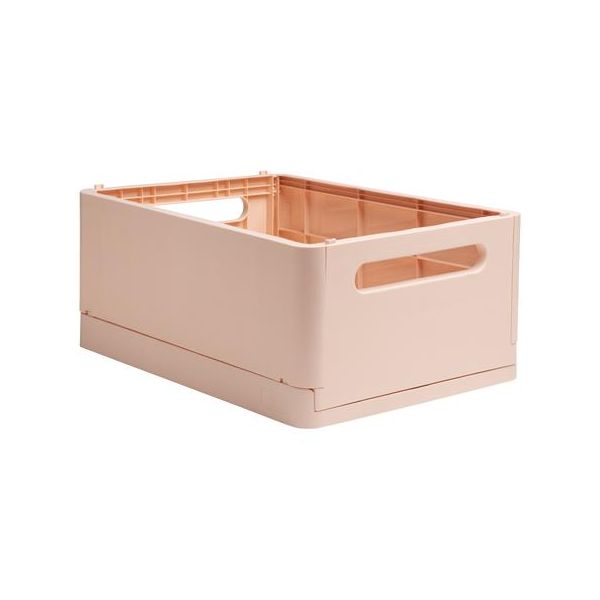 Úložná krabica, A4+, skladacia, EXACOMPTA "Skandi", nude (telová farba)