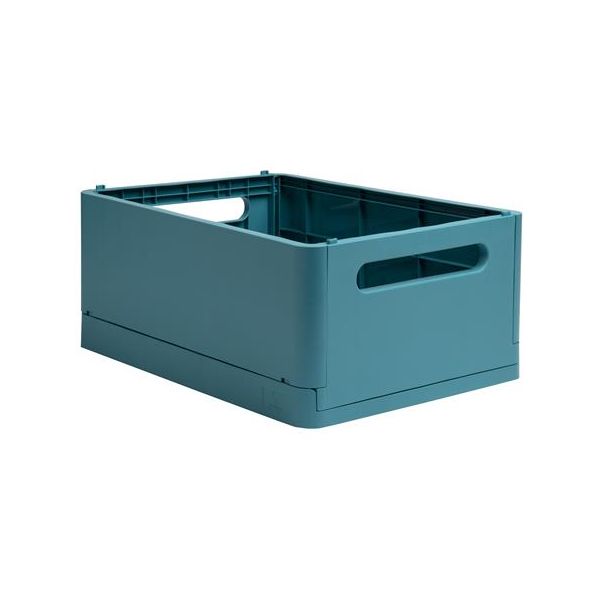 Úložná krabica, A4+, skladacia, EXACOMPTA "Skandi", pokojná modrá