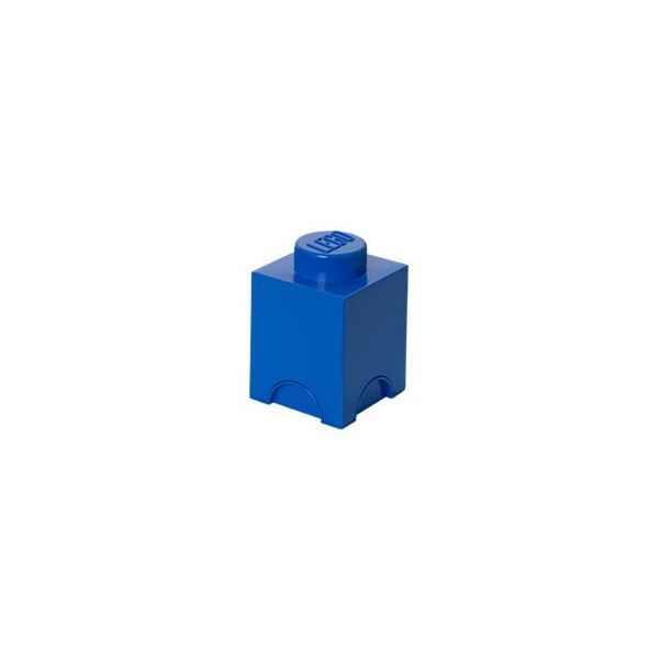 Úložný box, hranatý, LEGO, modrý