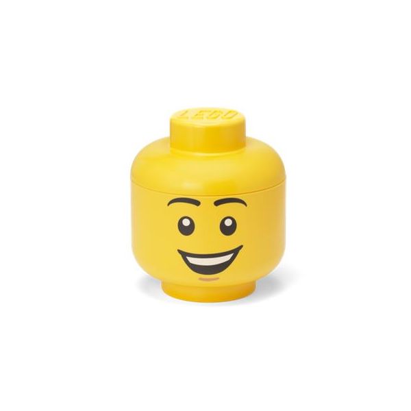 Úložný box, malý, hlava, LEGO, Happy Boy