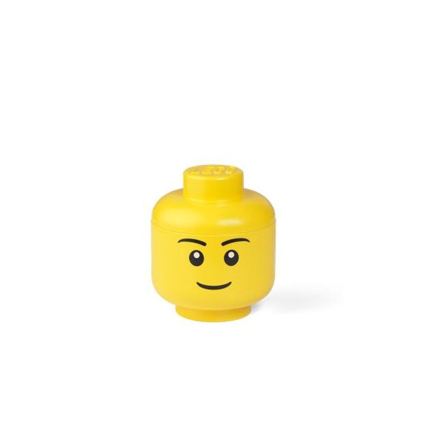 Úložný box, malý, hlava, LEGO, Boy