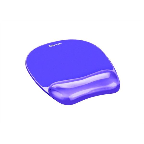 Gélová podložka pod myš, FELLOWES "Crystal™ Gel", fialová