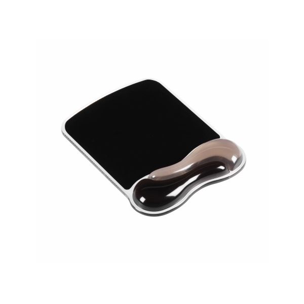 Podložka pod myš s gélovou opierkou zápästia, KENSINGTON „DuoGel”, čierna-sivá