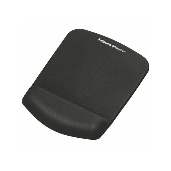 Podložka pod myš s opierkou zápästia, FELLOWES "PlushTouch™", čierna