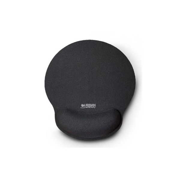 Podložka pod myš, s opierkou zápästia, gélová, URBAN FACTORY "Softee"