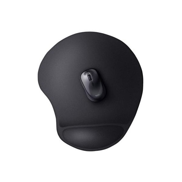 Podložka pod myš, s opierkou zápästia, gélová výplň, TRUST "Bigfoot XL", čierna