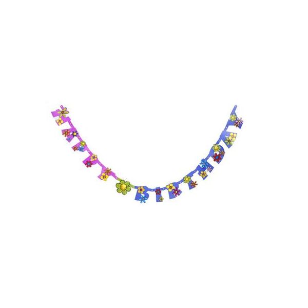 Nadpis, papier, 200 cm, "Happy Birthday"