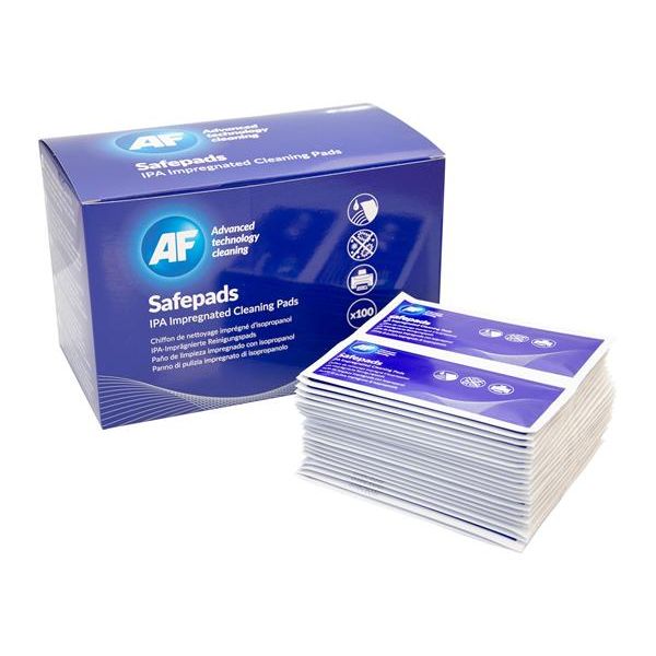Čistiaca utierka, s izopropyl alkoholom, veľká, 100 ks, AF "Safepads"