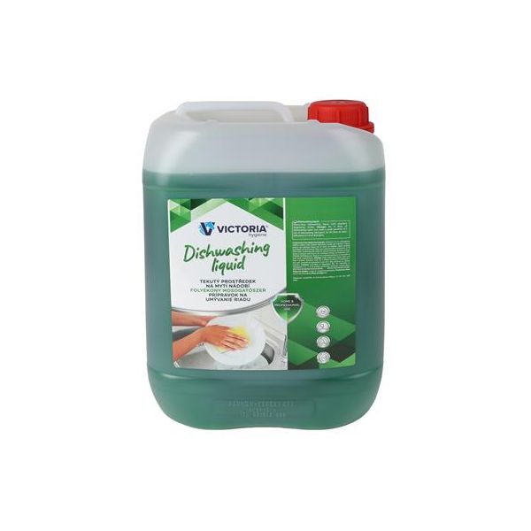 Čistiaci prostriedok na umývanie riadu, tekutý, 5 l, VICTORIA HYGIENE