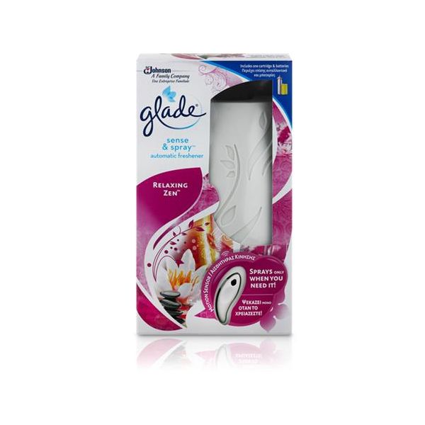 Osviežovač vzduchu - prístroj a náplň, GLADE by brise "Sense&Spray", Relaxing zen