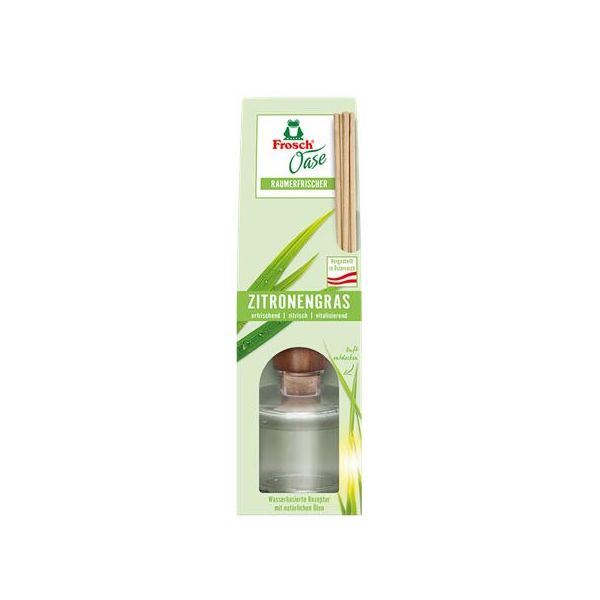 Osviežovač vzduchu,  90 ml, FROSCH "Oase", citrónová tráva