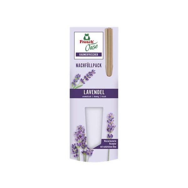 Osviežovač vzduchu, 90 ml, náhradná náplň, FROSCH „Oase“, levanduľa