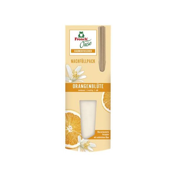 Osviežovač vzduchu, 90 ml, náhradná náplň, FROSCH „Oase“, pomaranč