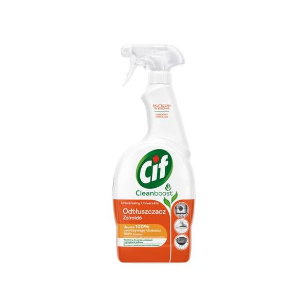 Čistiaci sprej do kuchyne, odmasťujúci, 750 ml, CIF "Cleanboost"