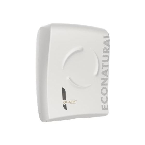 Zásobník na skladané utierky, 40,4x32x15,5 cm, LUCART "EcoNatural Flow", biela