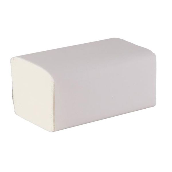 Papierové utierky, Z/V ohyb, 2-vrstvové, 150 listov, VICTORIA HYGIENE "Fine", biele