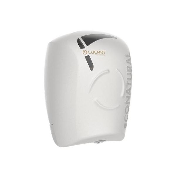 Dávkovač toaletného papiera, 26,4 x 20,2 x 20,2 cm, LUCART "EcoNatural Flow," biela