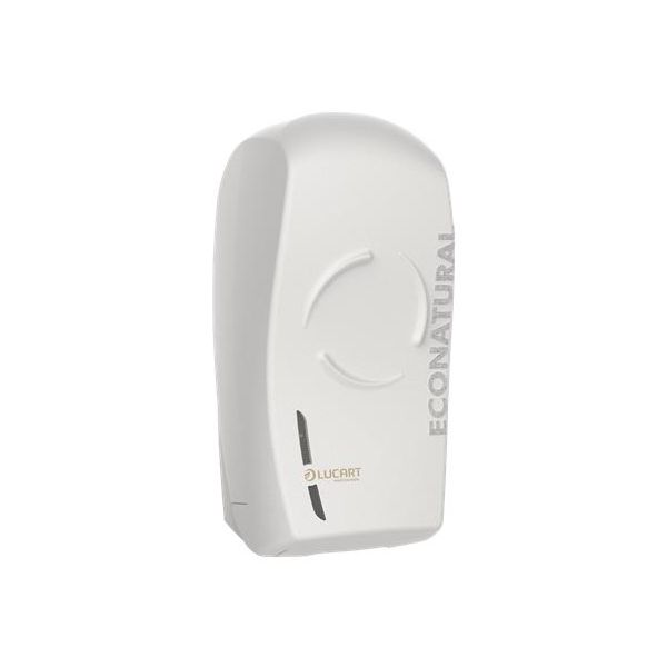 Dávkovač toaletného papiera, pre skladaný toaletný papier, 32,8x16,5x13,8 cm, LUCART "EcoNatural Flow Bulk Pack," biela