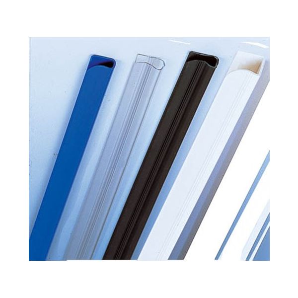 Násuvná lišta, 3-6 mm, 3-60 listov, FELLOWES "Relido", čierna 