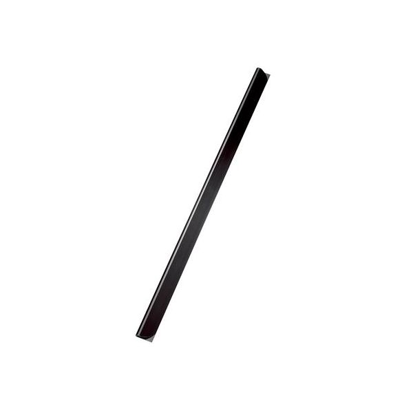 Násuvná lišta, 6 mm, 1-60 listov, LEITZ, čierna