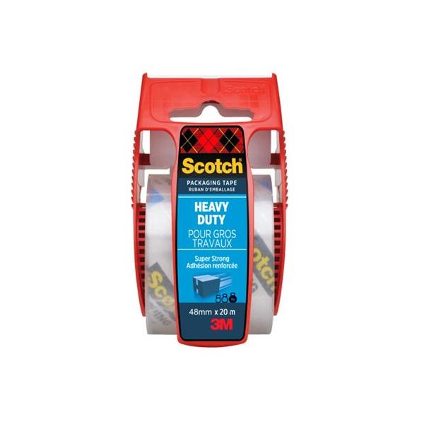 Baliaca páska, s dávkovačom, 48 mm x 20 m, 3M SCOTCH, priehľadná