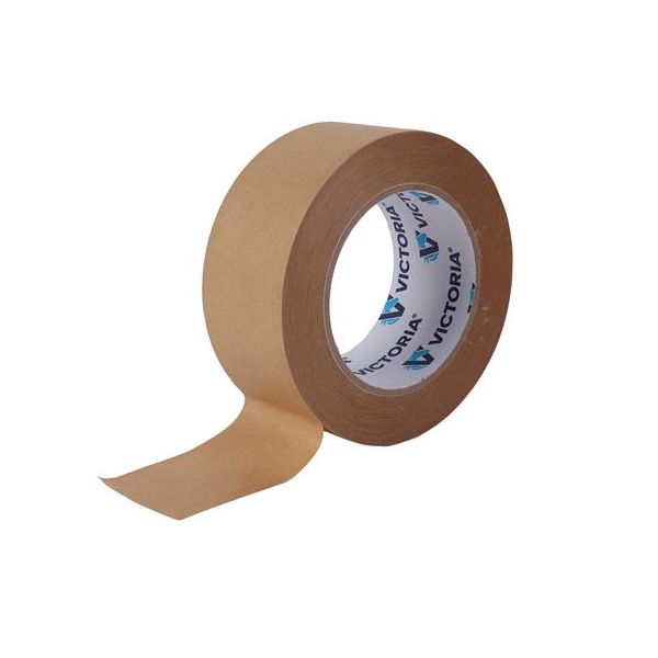 Baliaca páska, papierová,48mm x 50m, VICTORIA OFFICE, hnedá