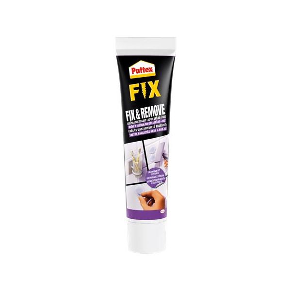 Lepidlo, montážne, 44 g, HENKEL "Pattex Fix & Remove"
