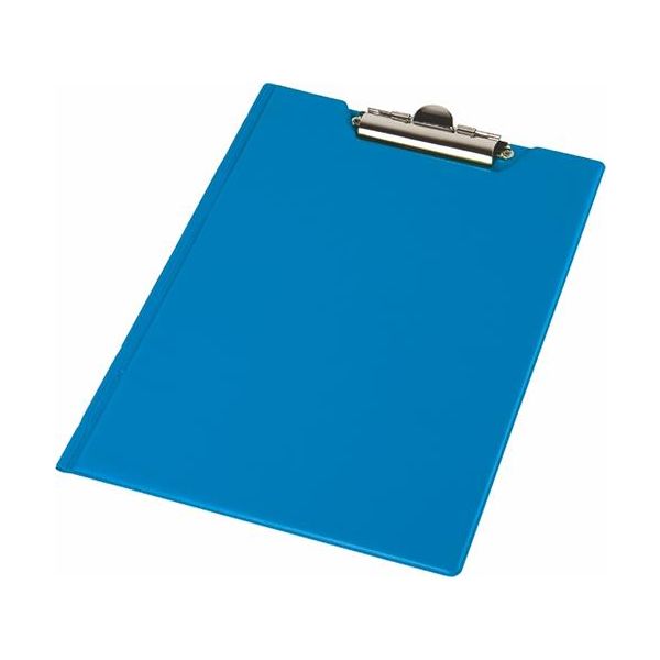 Podložka na písanie, s príklopom,  A4, rohové vrecko, PANTAPLAST, modrá