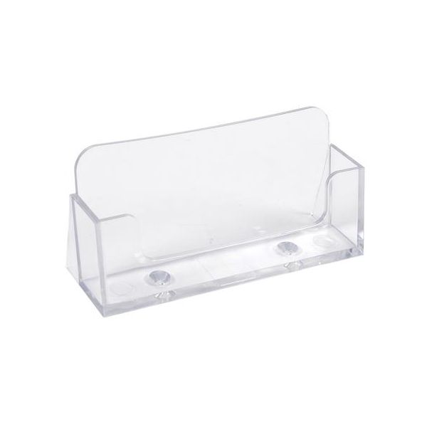 Držiak na vizitky, stolový, EXACOMPTA "Office", priehľadný