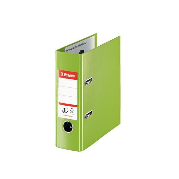 Pákový šanón, 75 mm, A5, PP, ESSELTE "Standard", Vivida zelený