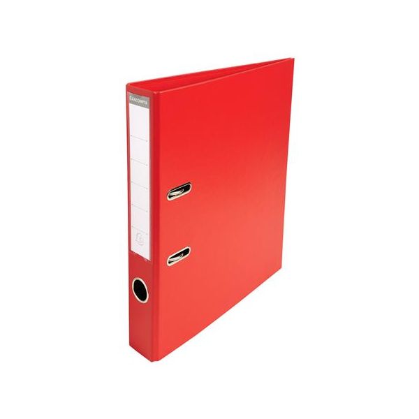 Pákový šanón, 50 mm, A4, PVC, EXACOMPTA, červený