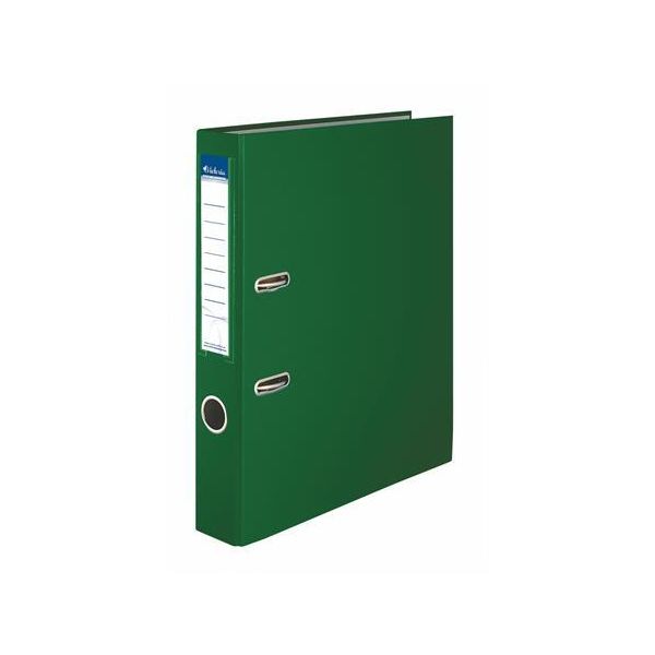 Pákový šanón, 50 mm, PP/kartón, VICTORIA OFFICE "Basic", zelený