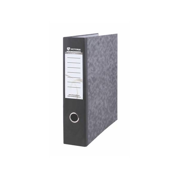 Pákový šanón, 75 mm, A4, kartónový, VICTORIA OFFICE „Eco”
