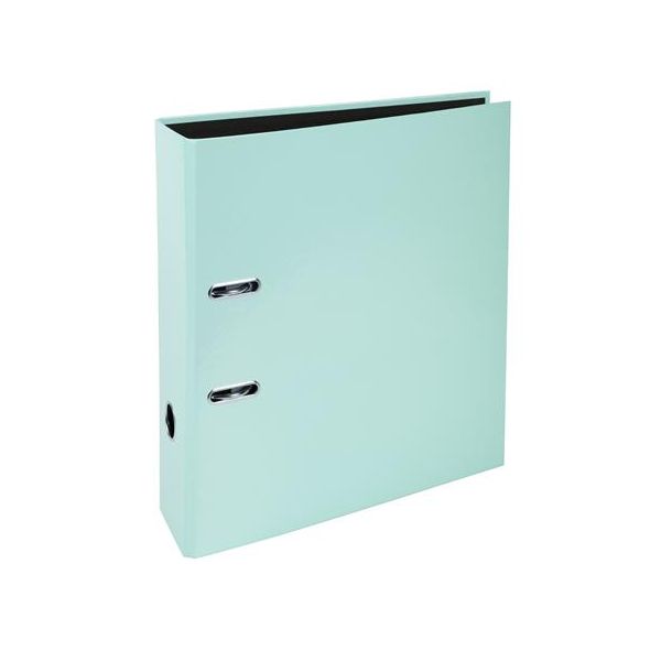 Pákový šanón, 80 mm, A4, kartón, EXACOMPTA "Aquarel", pastelovo zelený