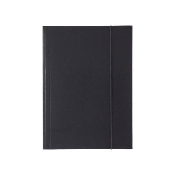 Doska s gumičkou, 15 mm, kartón, A4, ESSELTE "Economy", čierna