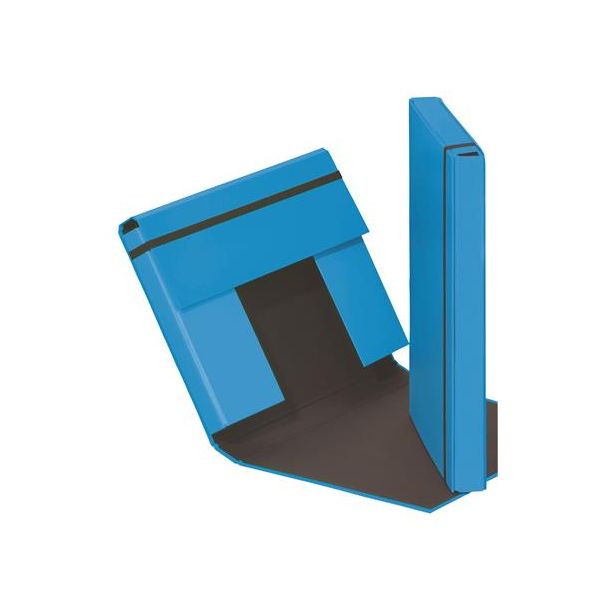 Doska s gumičkou, A4, 40 mm, kartón, PAGNA "Trend", svetlomodrá