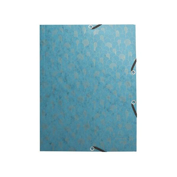 Doska s gumičkou, kartón, A4, 15 mm, EXACOMPTA "Néo Déco", mix farieb