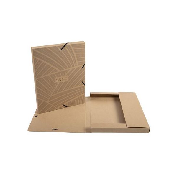 Doska s gumičkou, kartón, A4, 25 mm, EXACOMPTA "Eterneco", mix vzorov