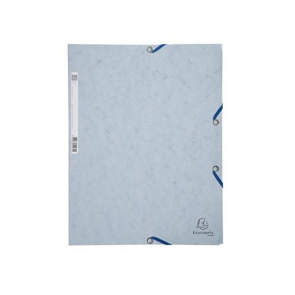 Doska s gumičkou, prešpánová, A4, EXACOMPTA, sivá