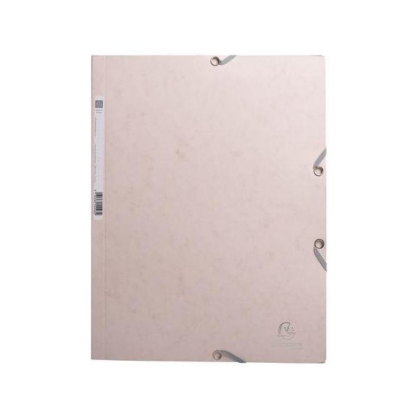 Doska s gumičkou, prešpánová, A4, EXACOMPTA "Skandi", nude