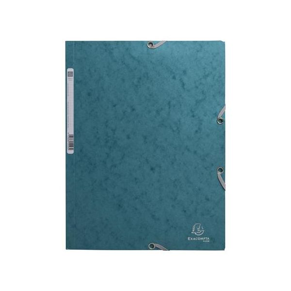Doska s gumičkou, prešpánová, A4, EXACOMPTA "Skandi", modrá