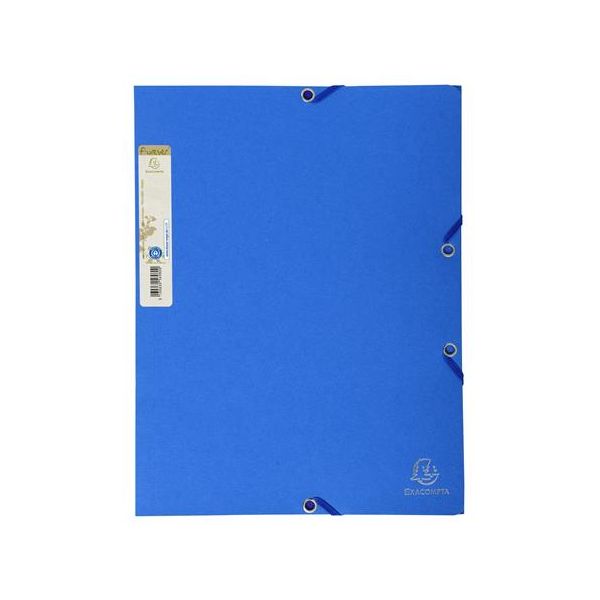 Doska s gumičkou, kartón, A4, EXACOMPTA "Forever®", modrá