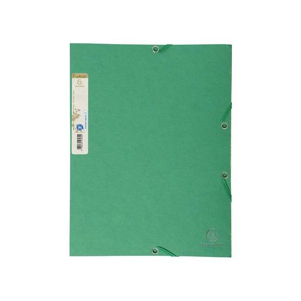 Doska s gumičkou, kartón, A4, EXACOMPTA "Forever®", zelená