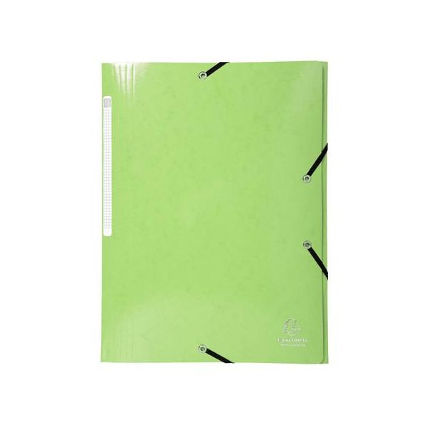 Doska s gumičkou, kartón, A4, EXACOMPTA "Iderama", svetlozelená