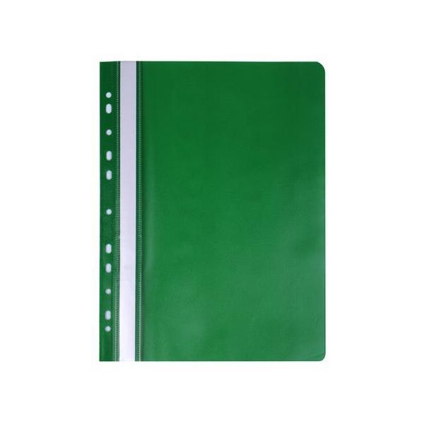 Rýchloviazač s eurodierovaním, PP, A4, VICTORIA OFFICE, zelený
