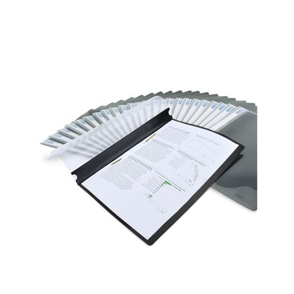 Rýchloviazač, PP, A4, RAPESCO "Eco", čierny