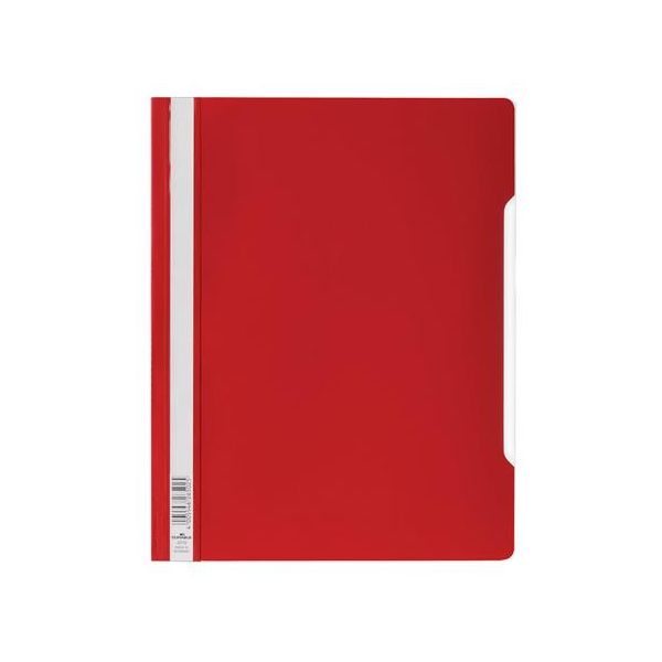 Rýchloviazač, PP, A4+, DURABLE, červený