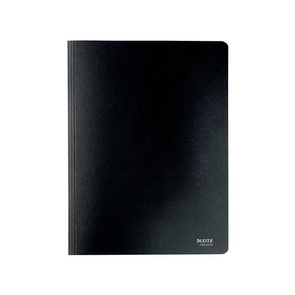 Rýchloviazač, A4, kartónový, LEITZ "Recycle", čierna